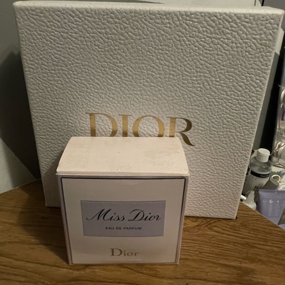 Dior Miss Dior Perfume with White and Gold Packaging ( BOX ONLY)